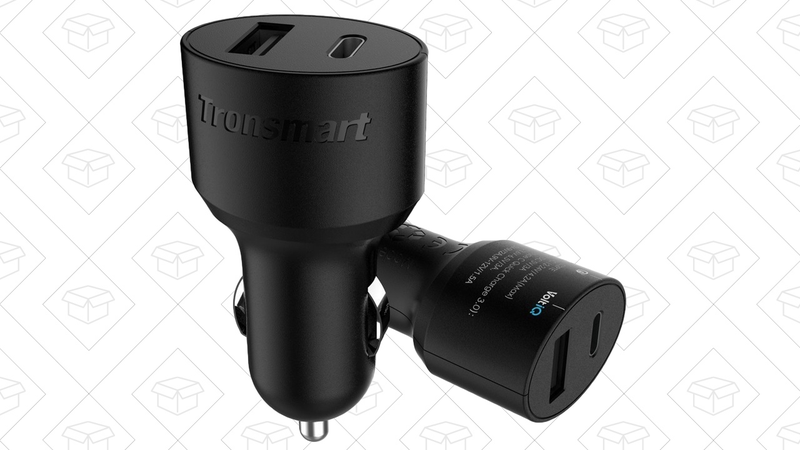 Tronsmart USB-C/Quick Charge 3.0 Car Charger, $11 with code USBCCHAR